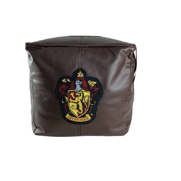 Harry Potter Crest 13" Cube Bean Bag Foot Rest Chair Seat Cushion Pillow - Picture 5 of 10